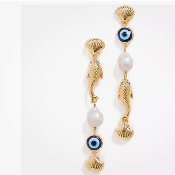 Lele Sadoughi Jewelry - Nwit Lele Sadoughi fish Pearl earrings